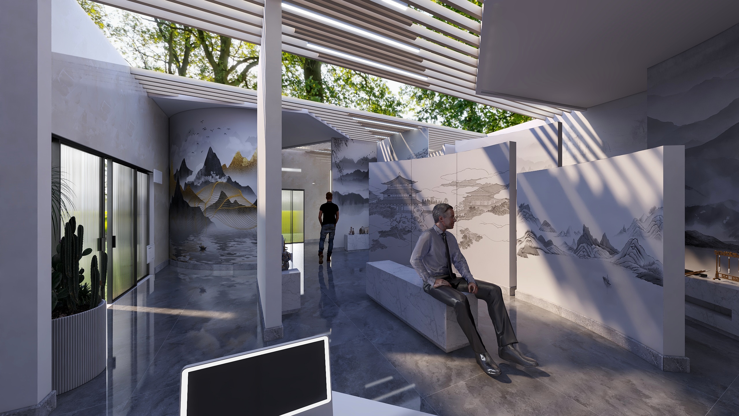 许楼-展厅-装修设计方案