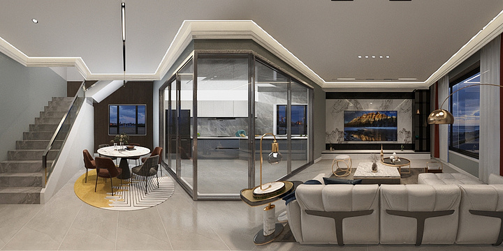 工匠派专业设计事务所-海原别墅-装修设计方案