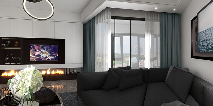 尚意家居全屋定制-北辰府颐园2栋1602房号-装修设计方案