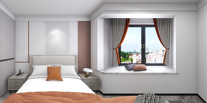 雅美居设计田工-荣茂府四室改三室现代轻奢-装修设计方案