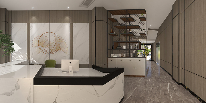 桑美悦家-公寓大厅-装修设计方案