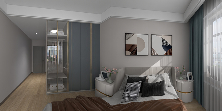 四海装饰小龙-天鹅湖印象-芬姐-新中式-装修设计方案