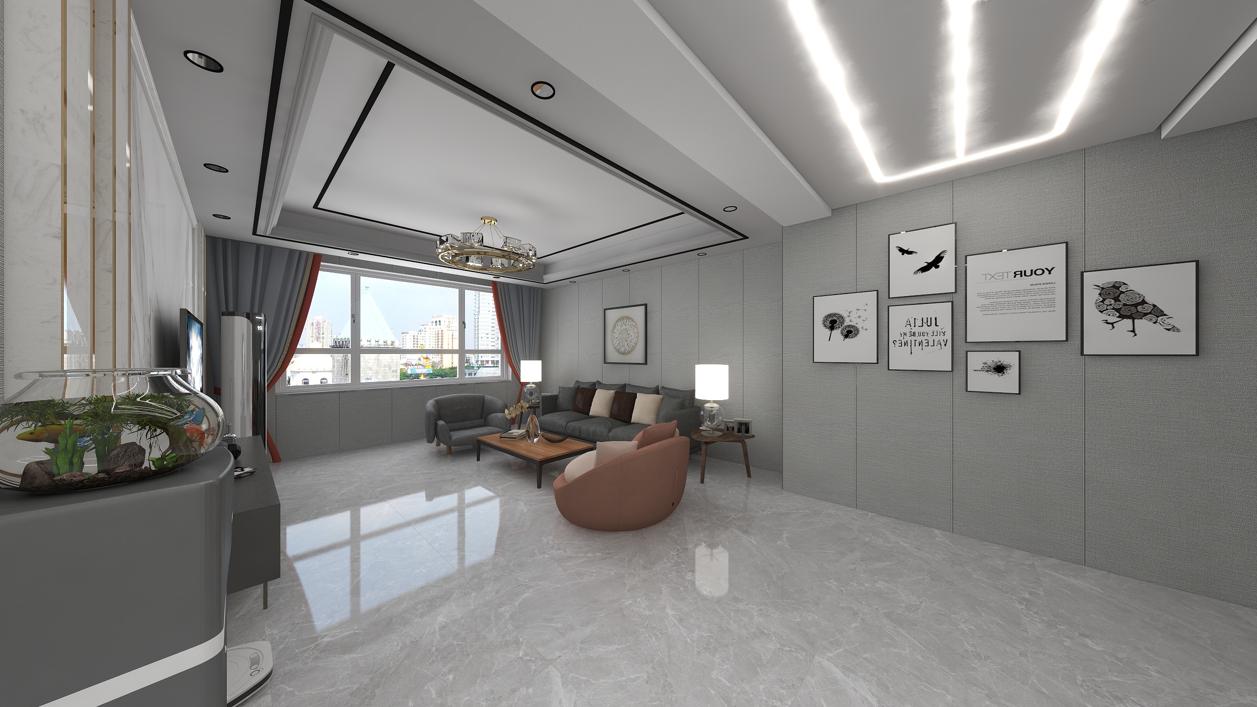 诚艺设计工作室-美丽尚城-装修设计方案