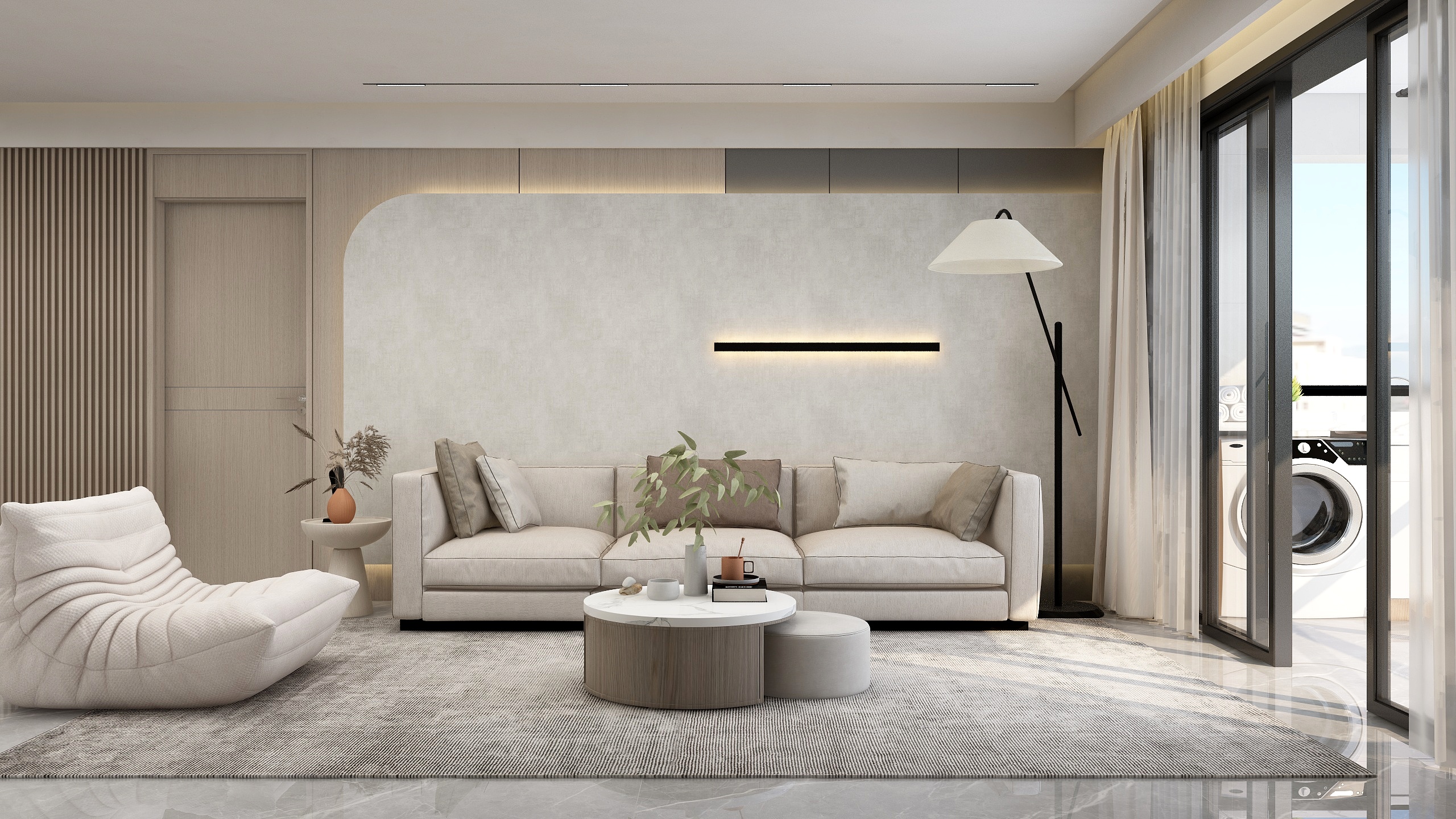 张煜强煜境设计-《希望2023》一132平米现代简约时尚四房装修效果图