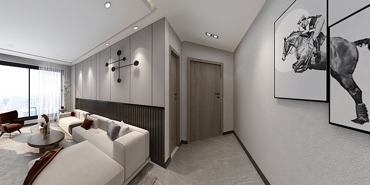 意库马-云南昆明-中国铁建西湖国际城125㎡4室-装修设计方案