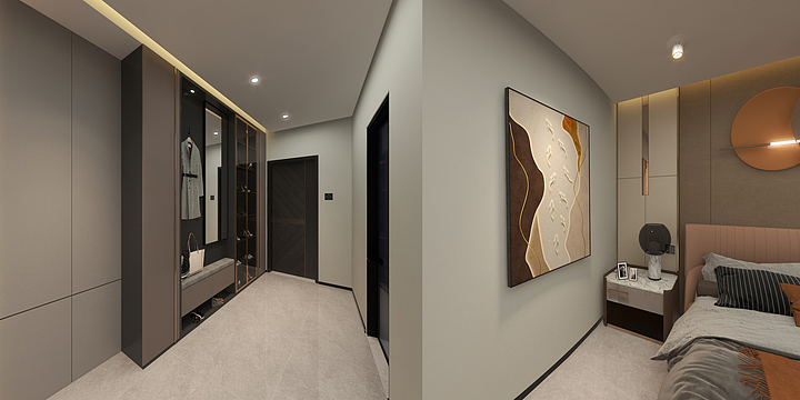 全案设计*小强-46户型B方案-装修设计方案