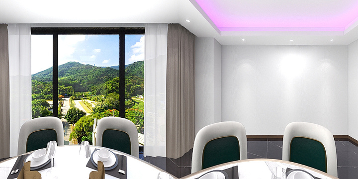 HandsomeW-川菜馆-装修设计方案