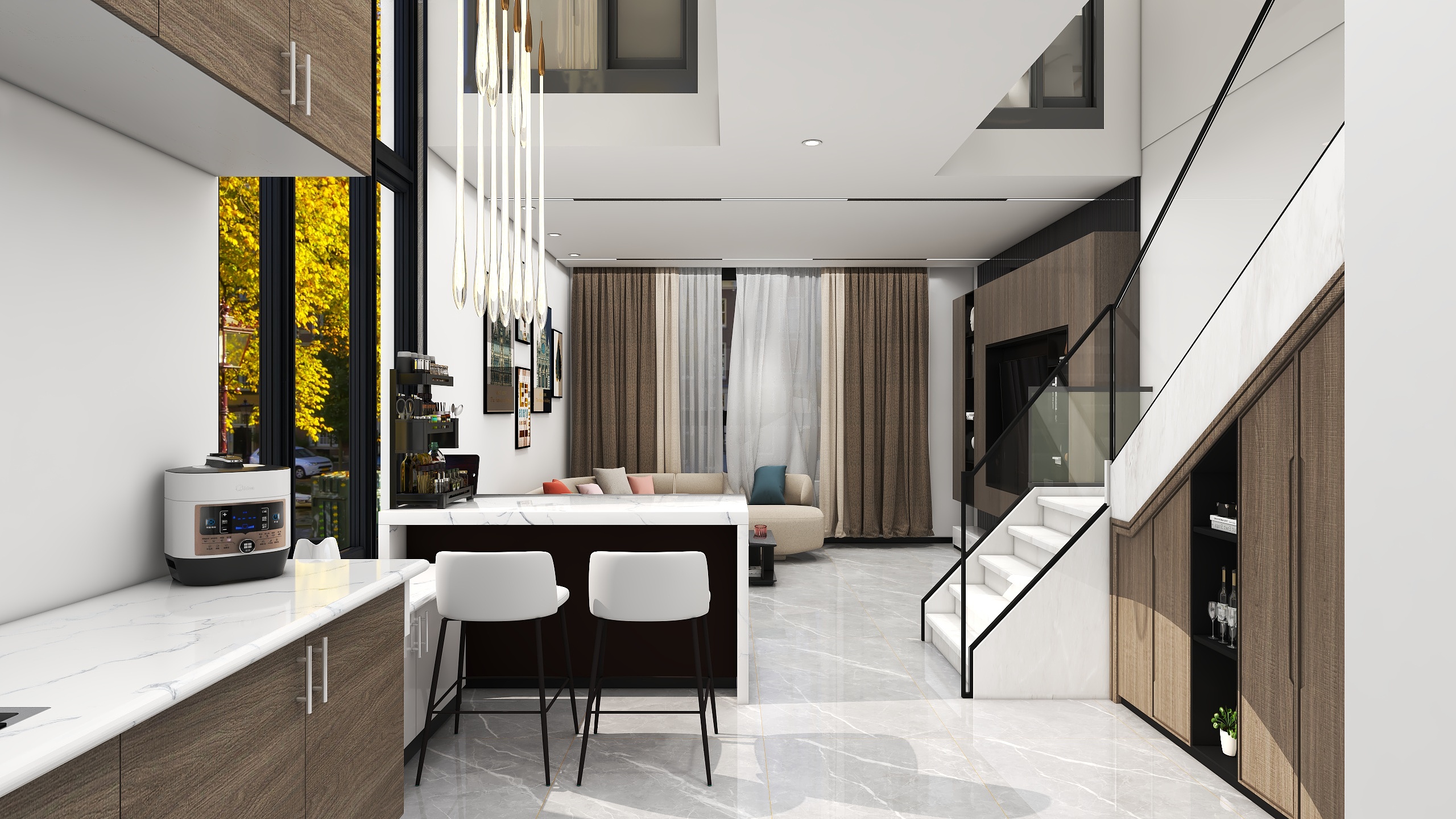 云南琢钰设计工程有限公司-中央华府50㎡-装修设计方案