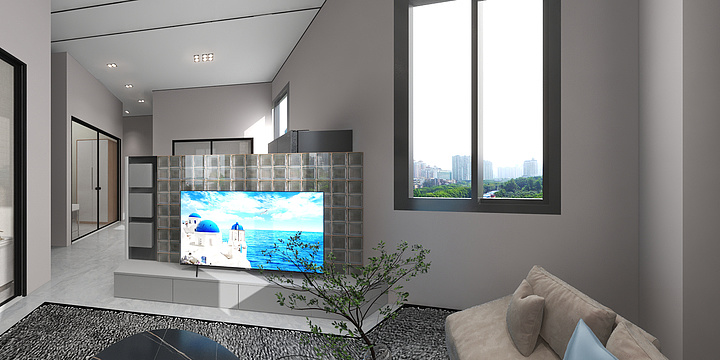 安国布兰莎-熙街38-8两室-装修设计方案