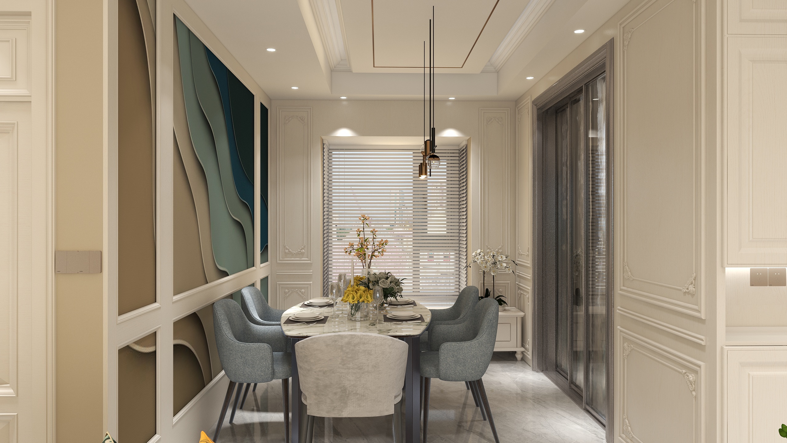 广州昌省装饰贾-129㎡3室-装修设计方案