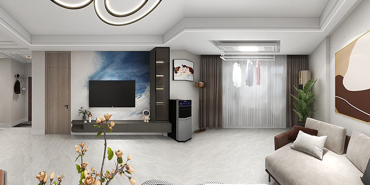 Nancy~hai-天一华庭113m²-装修设计方案