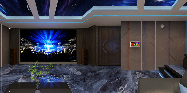 留白c-KTV-装修设计方案