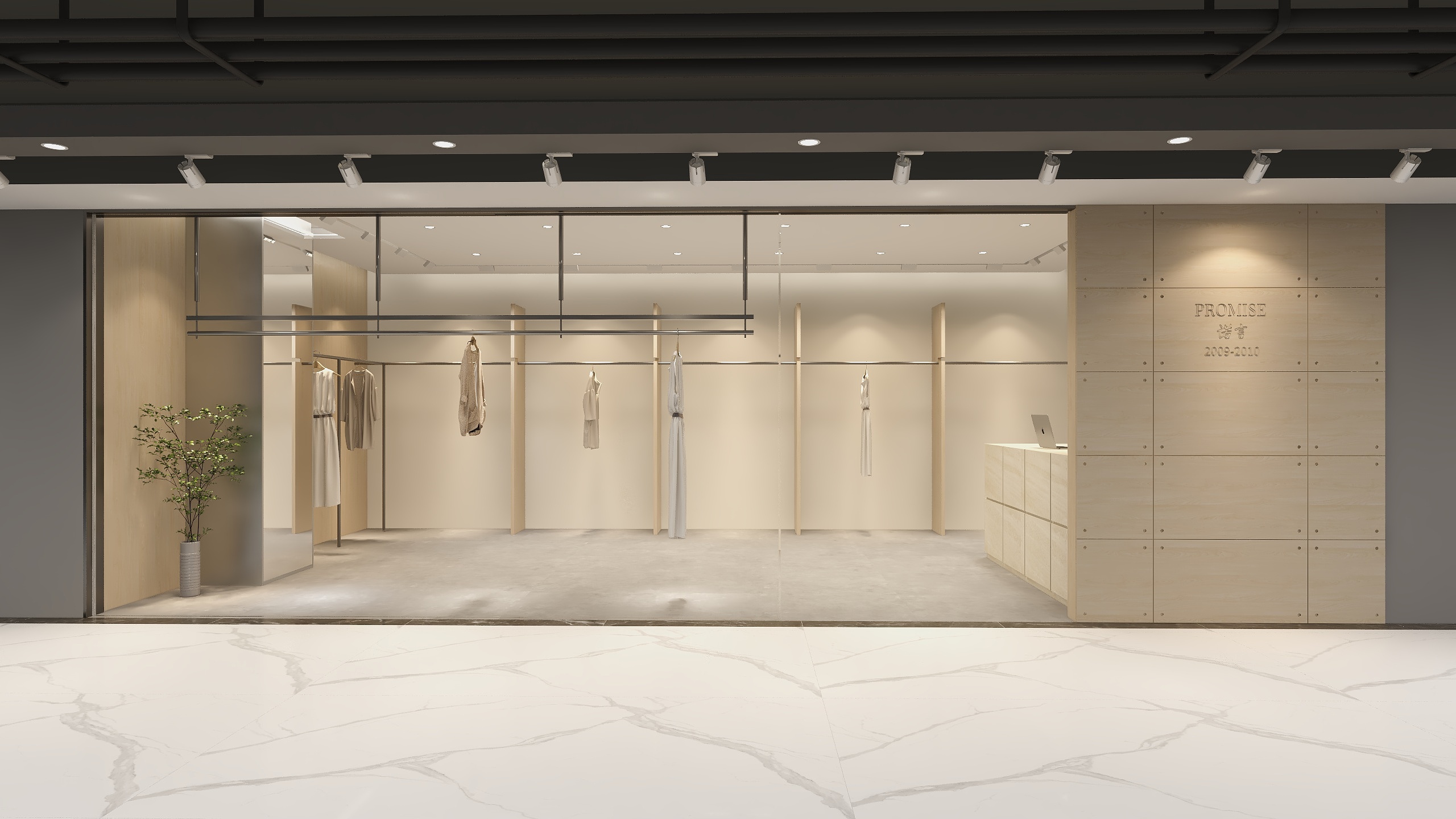 杭州东觉装饰设计-中2009-2010-浅色木板-装修设计方案