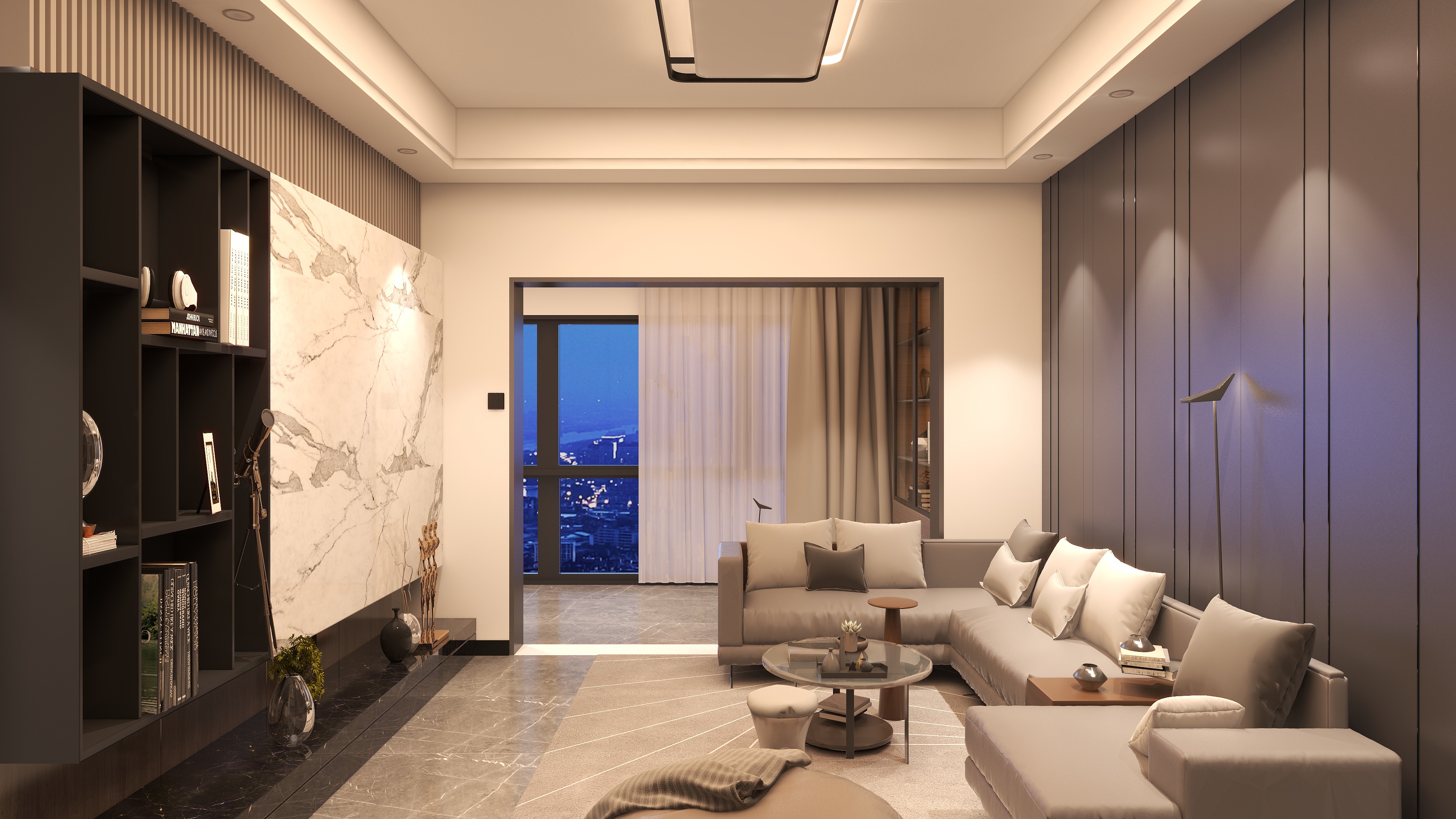 余继龙-北投时代B2户型装修效果图