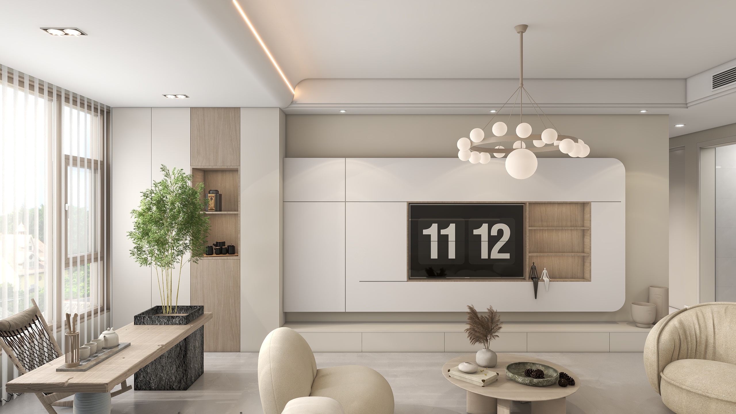 零醛世家王瑞龙-原木115㎡3室-装修设计方案