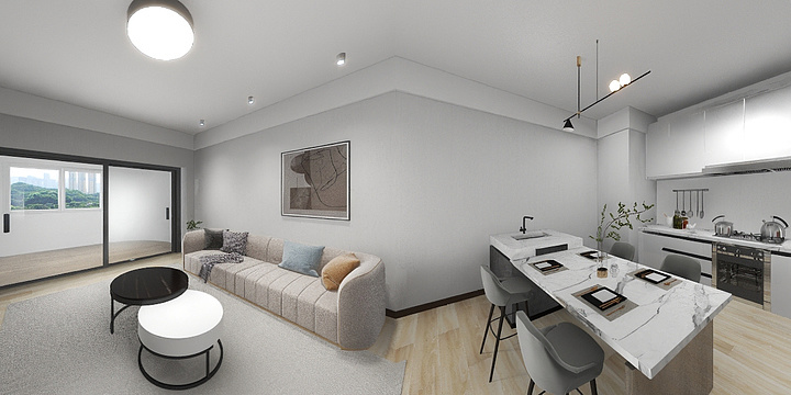 用户85694ofWt-60m²现代简约时尚国际范-装修设计方案