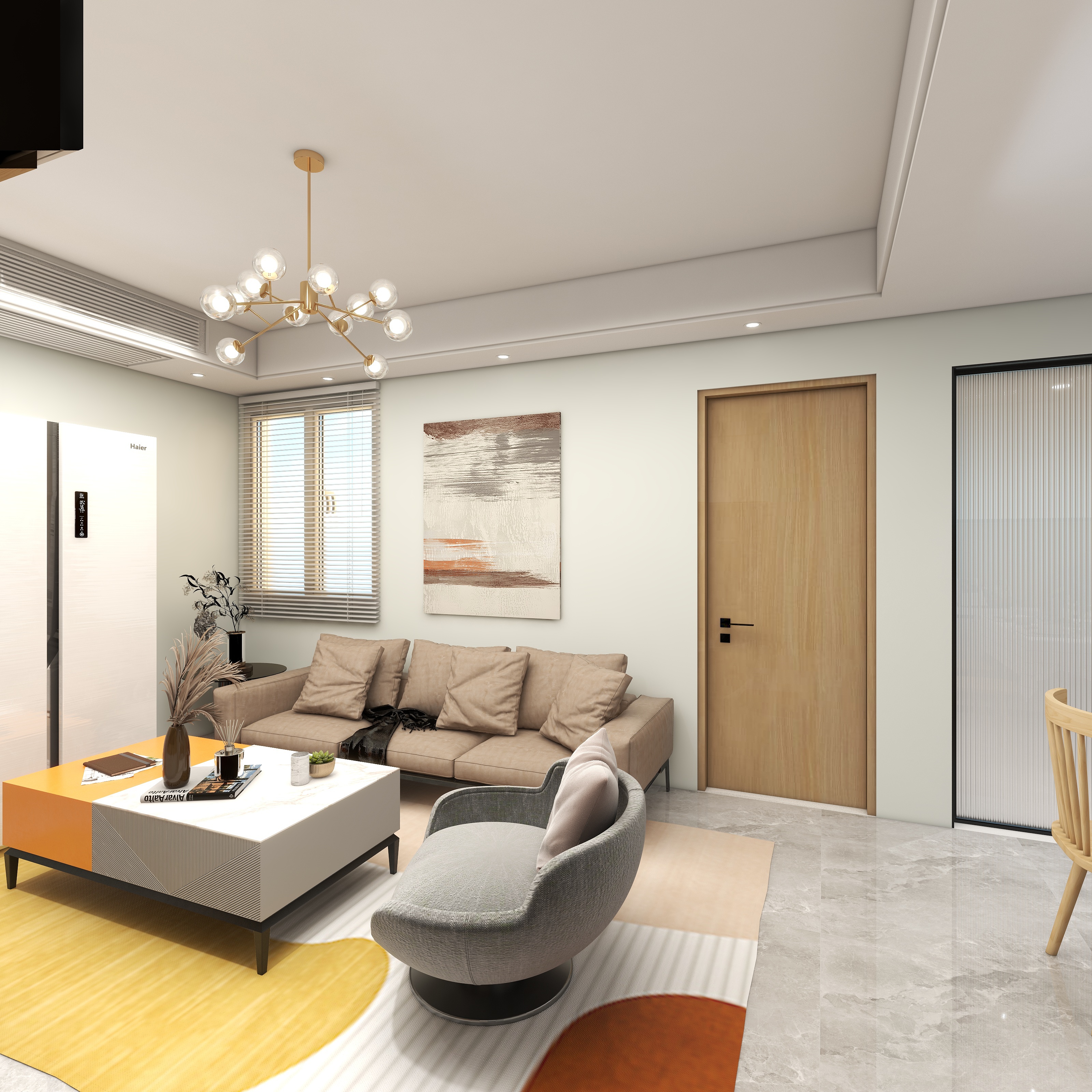 天之艺装饰-80㎡3室-装修设计方案