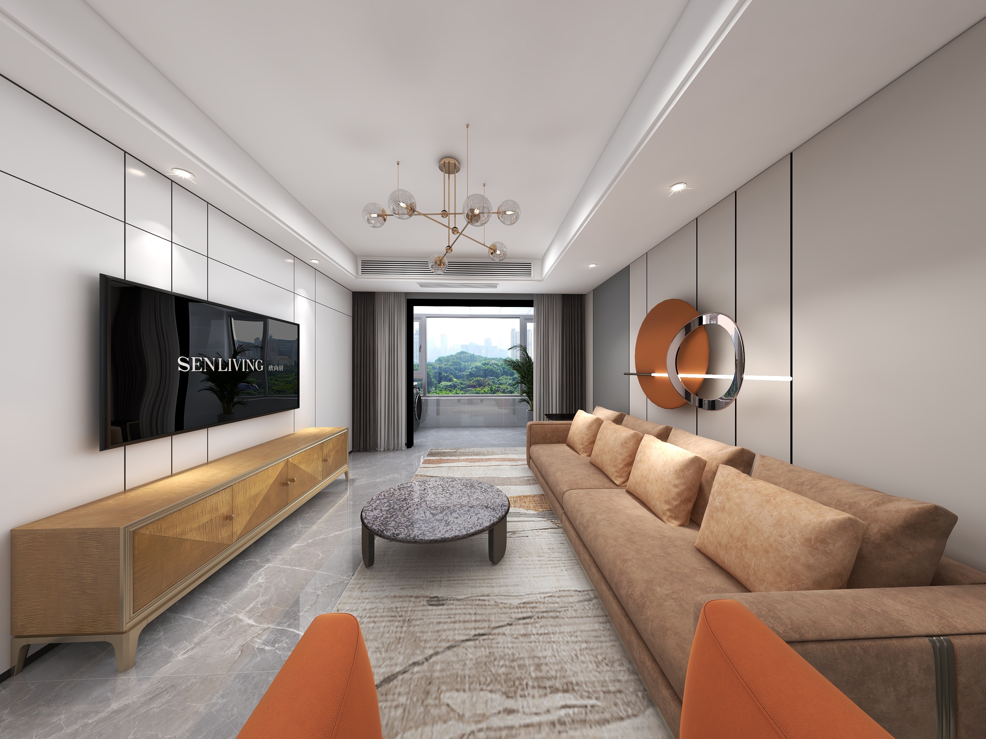 张恒玮ieZm-DYD+轻奢四室+恒毅设计111-装修设计方案