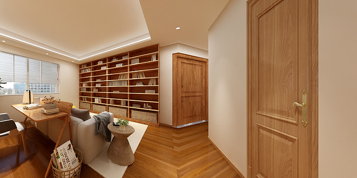 陈青.  :candy:-日式MUJI桃木-装修设计方案