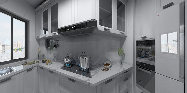 诚艺设计工作室-海德公园81㎡3室-装修设计方案