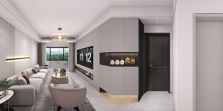 设计师杨阔-兰溪云庭90-V2-装修设计方案