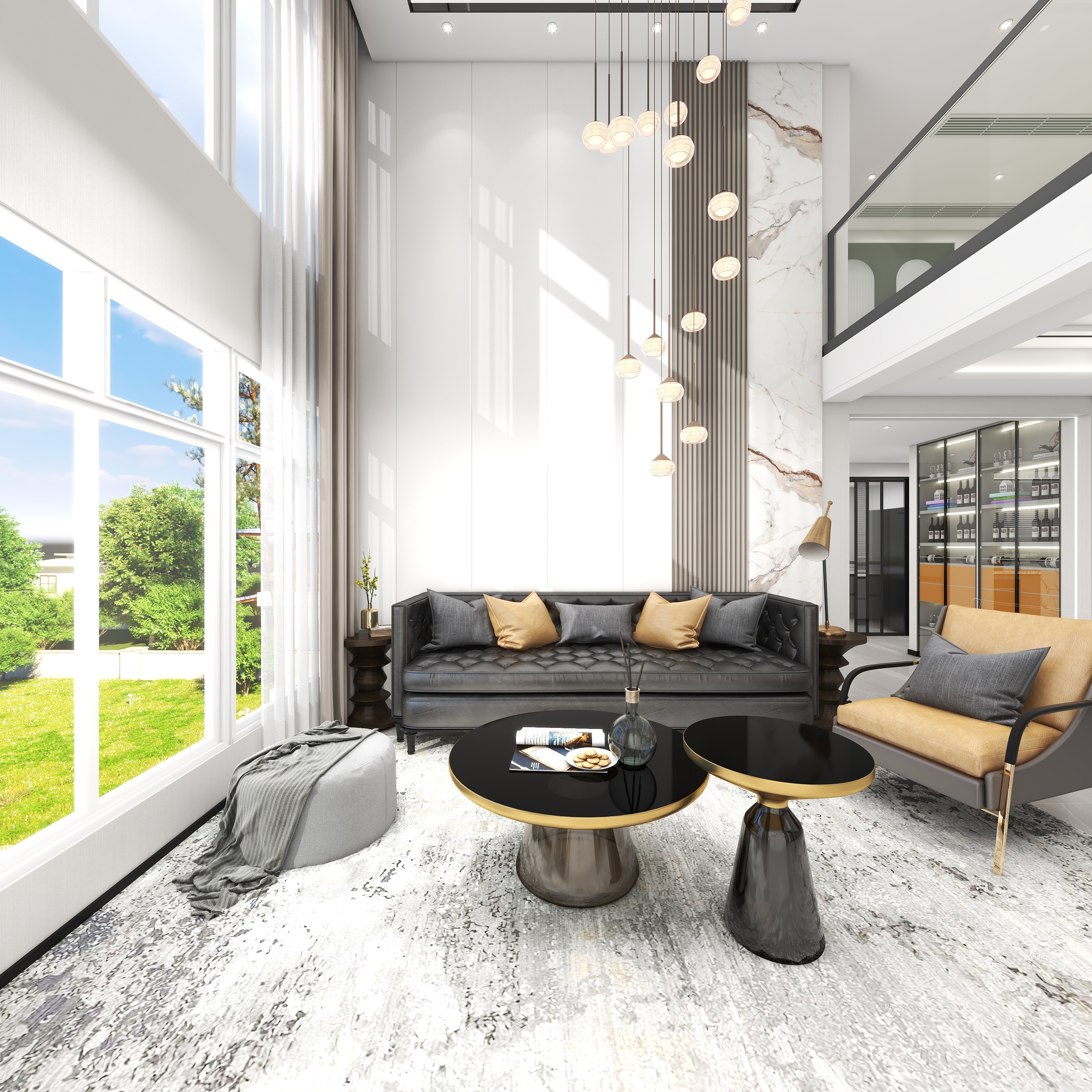 居家设计N-万山华府179㎡2室装修效果图