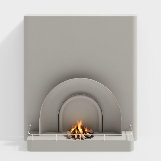 Modern Fireplace,Fireplaces,Gray