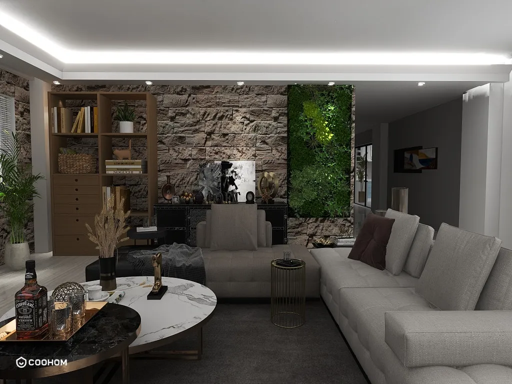 tamer123143的装修设计方案:living area