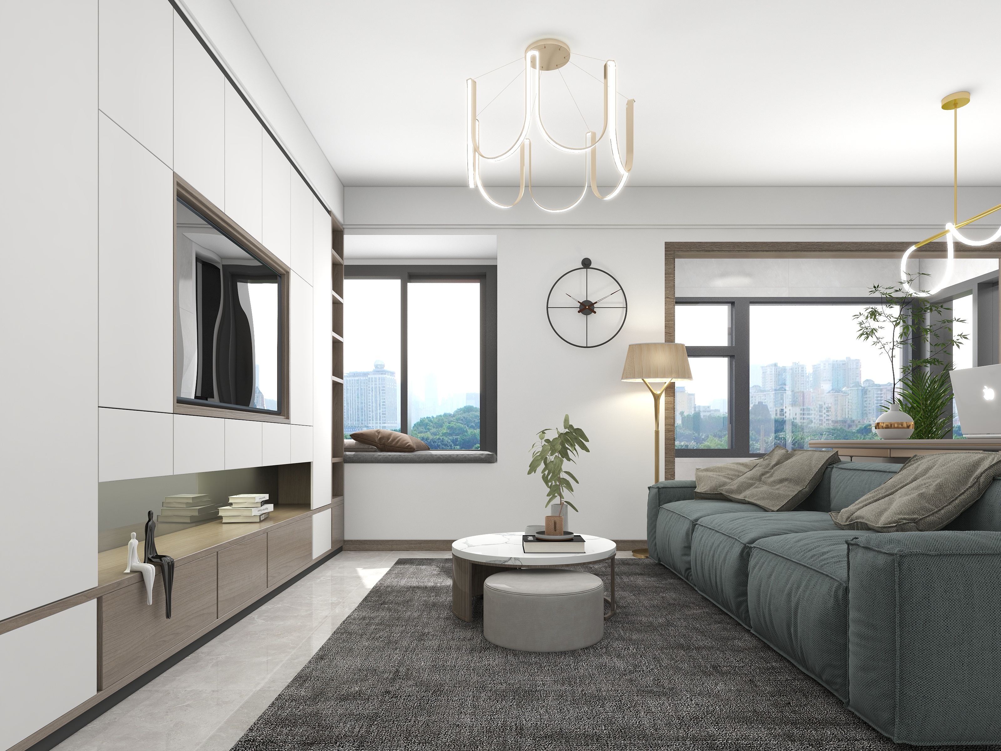 郭本泉-保利和唐悦色现代简约132㎡3室-装修设计方案