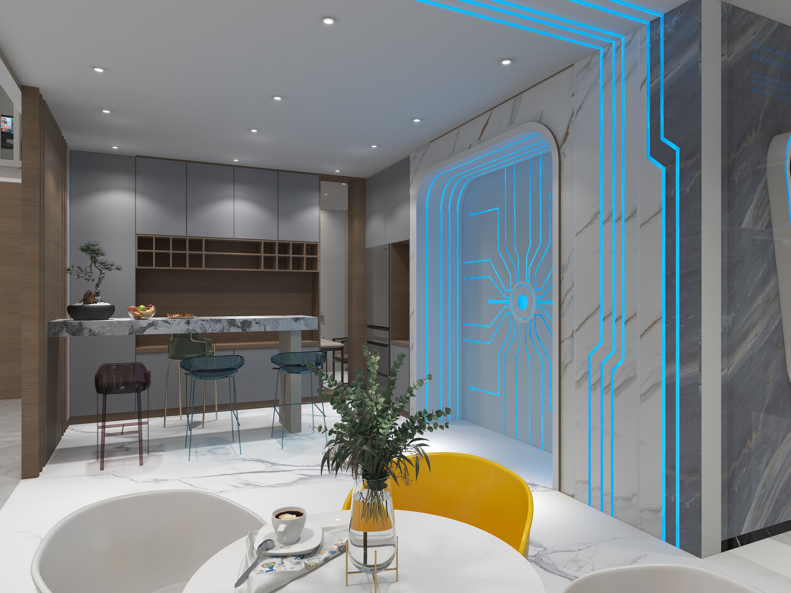 惠州全案设计师-张曾平-东莞老总办公室2.5-装修设计方案