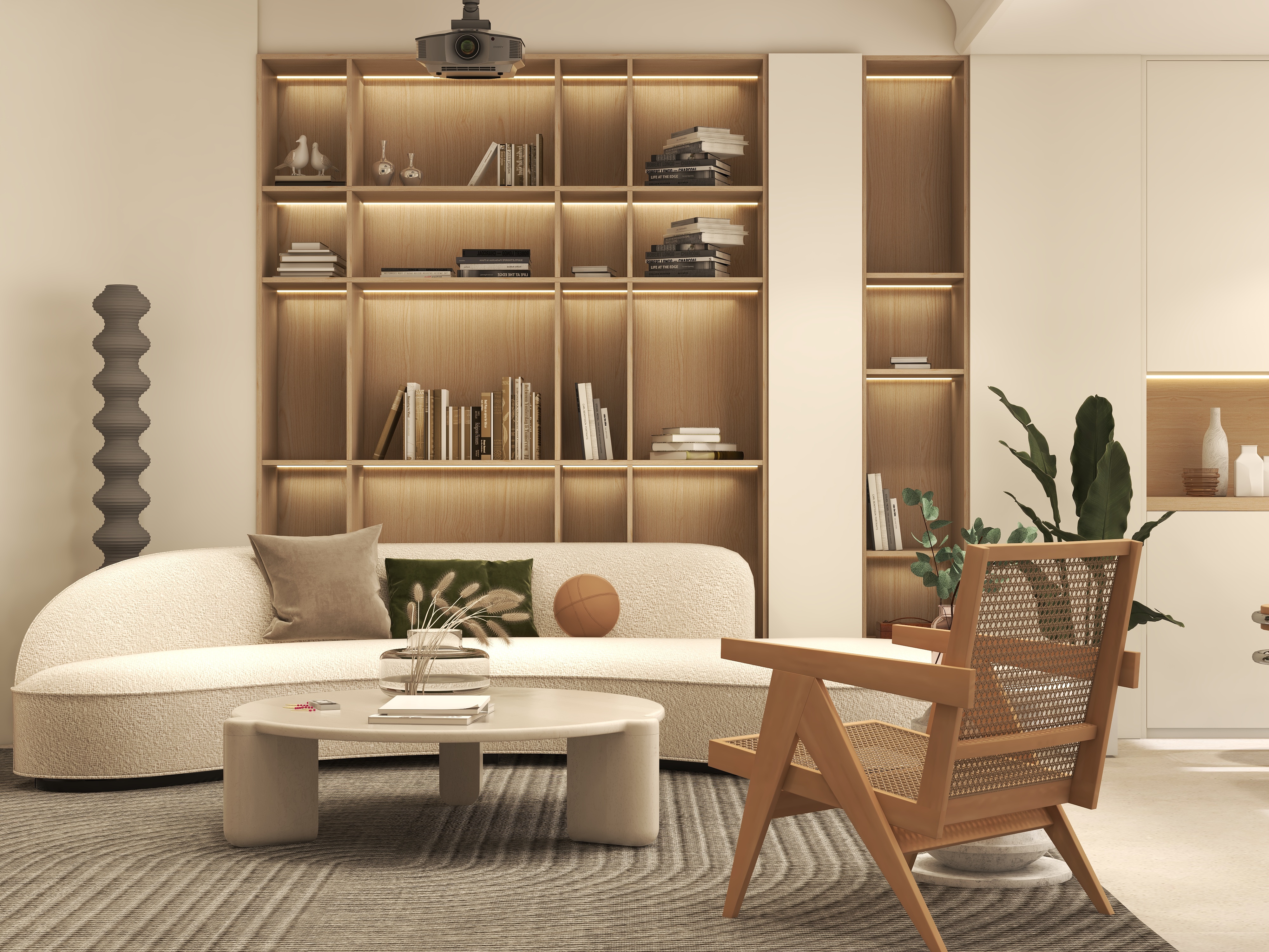 李佳洋-别墅五层装修效果图