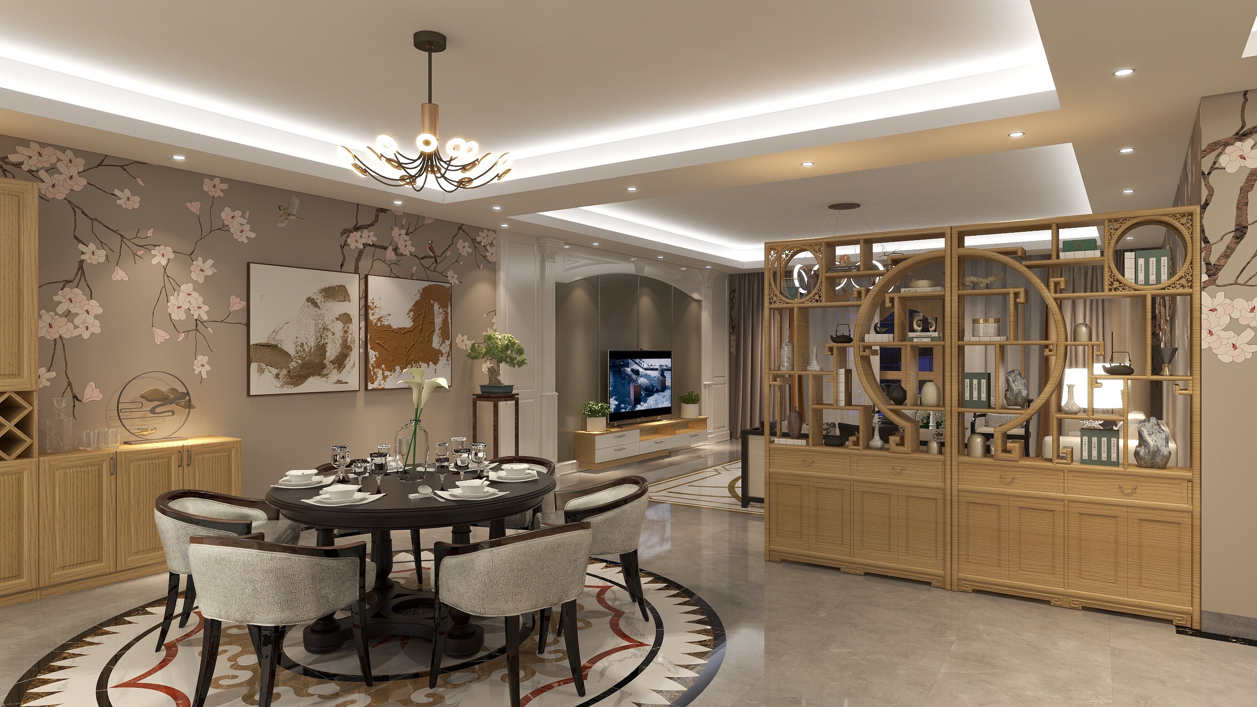 愚子设计-轻奢170㎡2室-装修设计方案