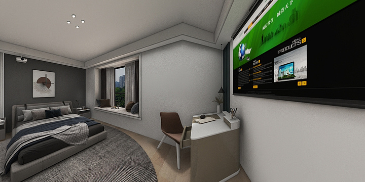 a_Flamingo-主卧3-装修设计方案