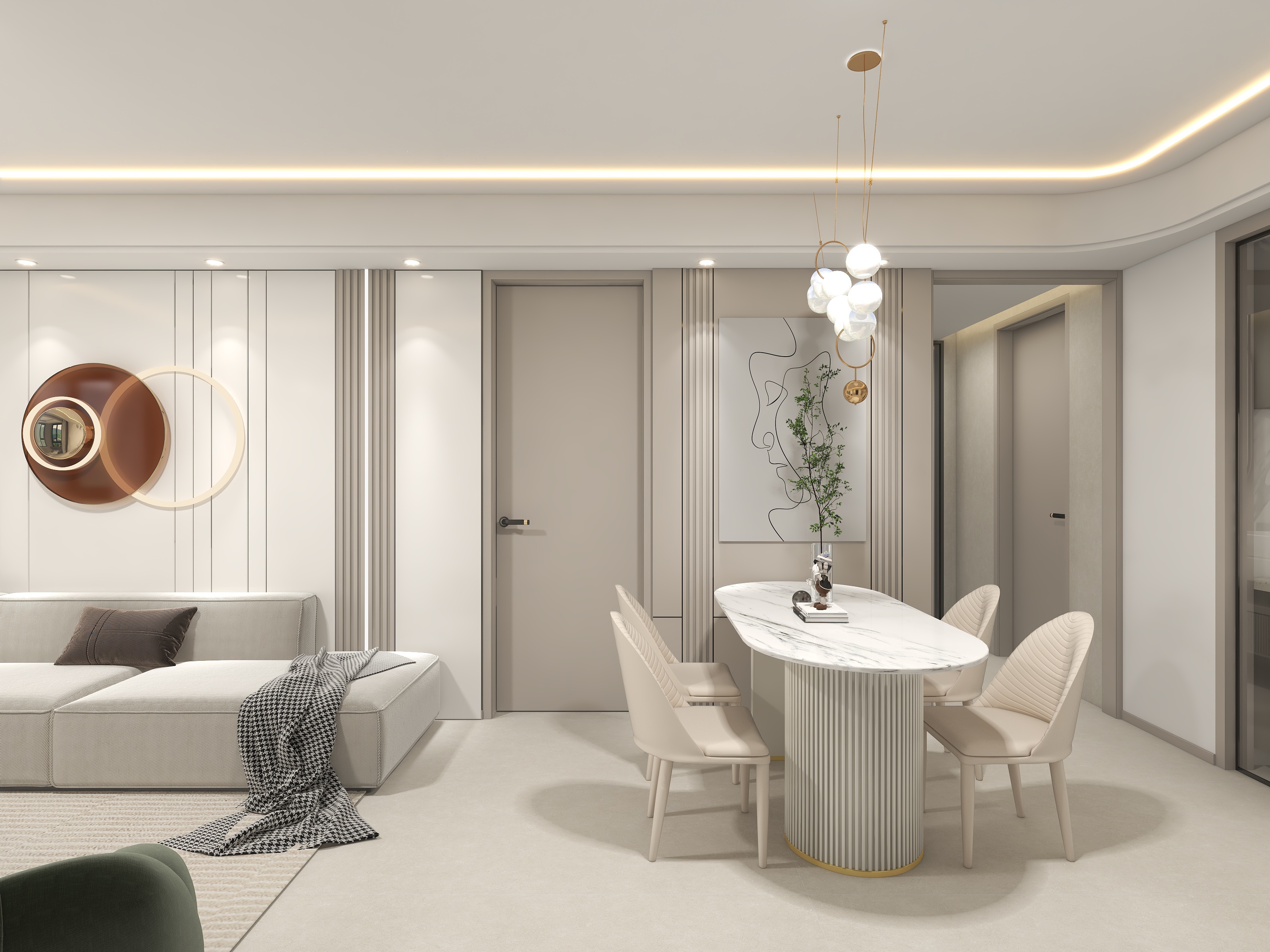 壹叁玖设计空间-绿城香樟园三室-装修设计方案