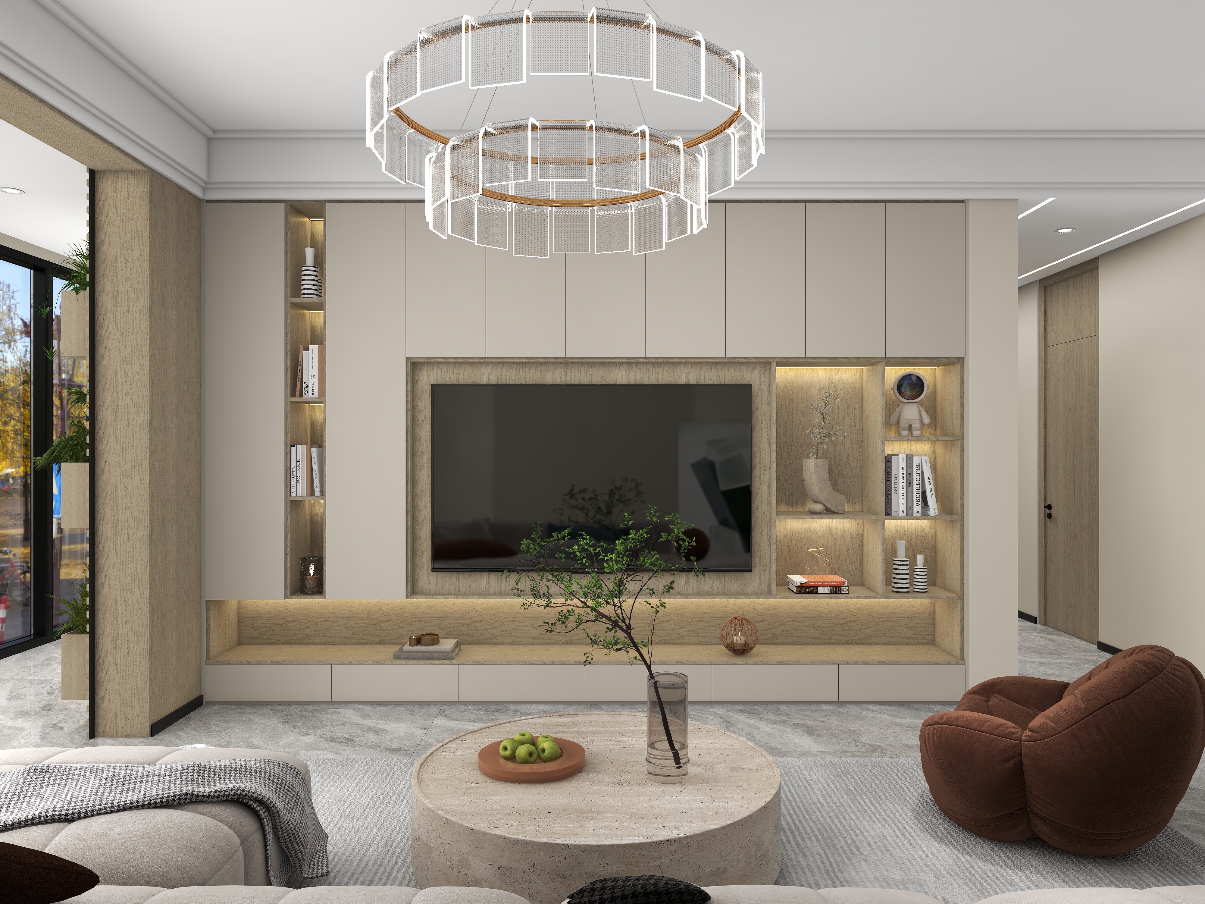 三千方家BBgP-小区房113㎡2室-装修设计方案