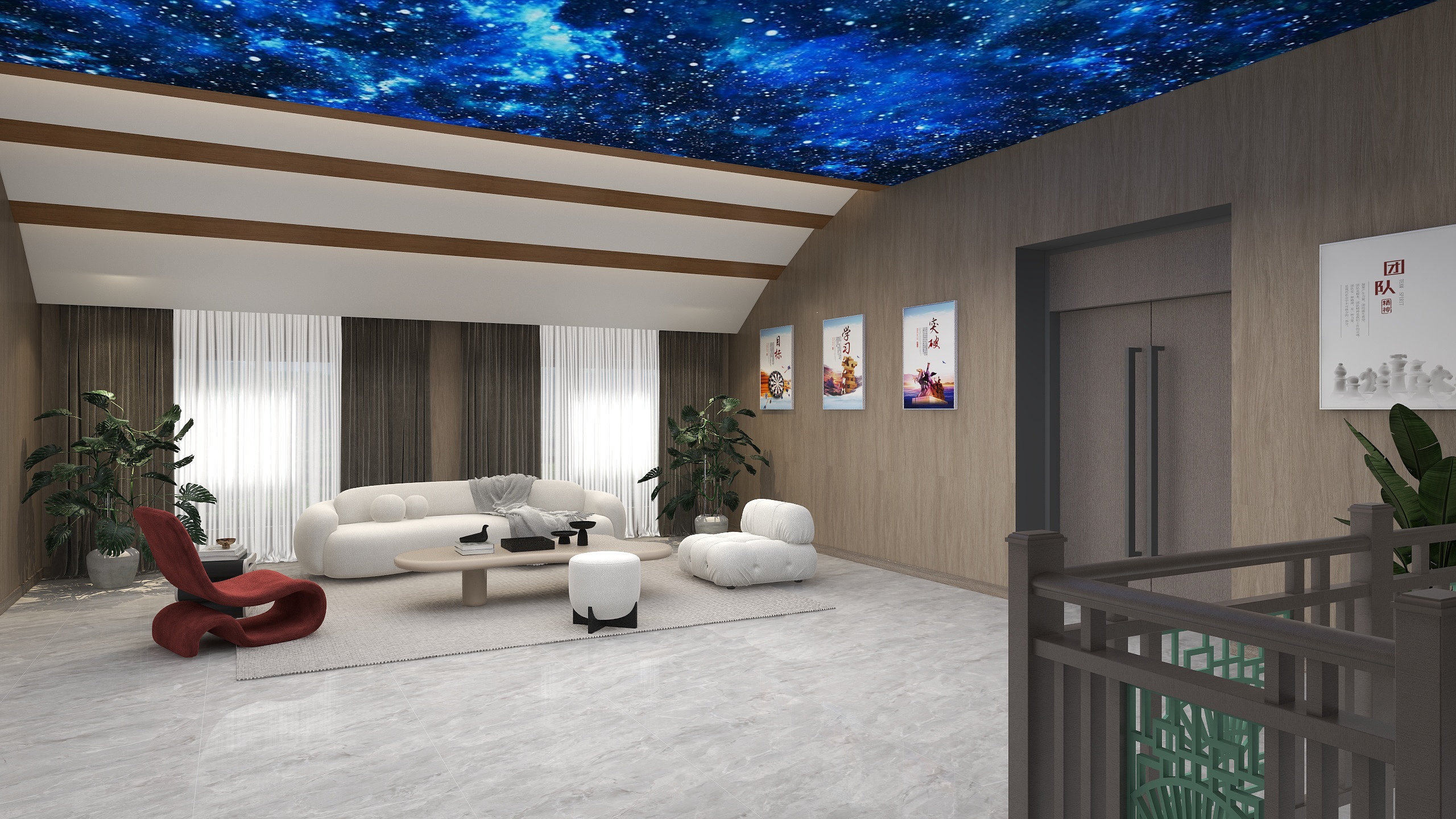 一本空间设计-XX技能培训中心-副本-装修设计方案