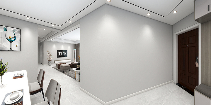 麻城宇宸装饰-金桥尚品3-3-801-装修设计方案