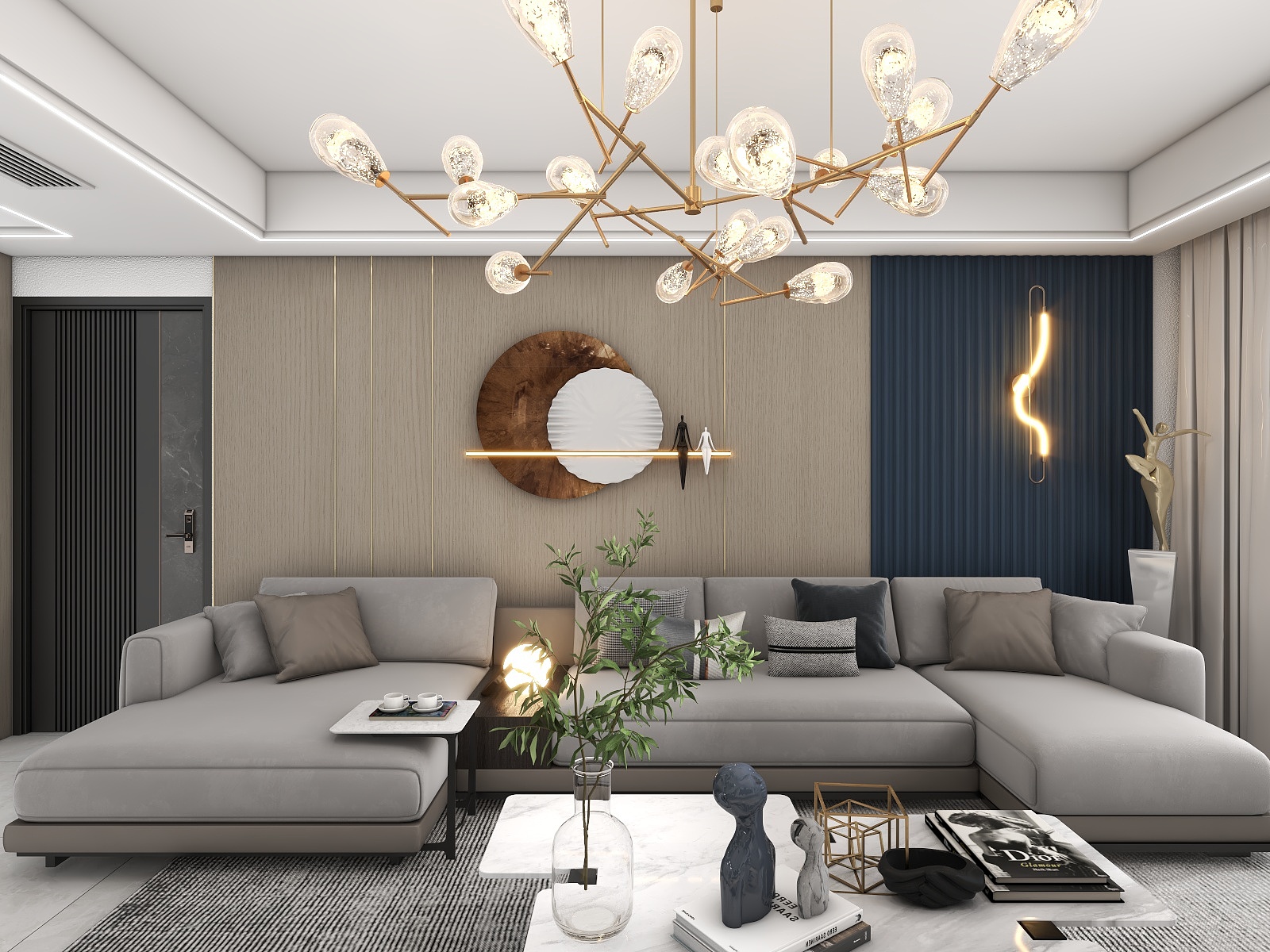 室内设计师518-泰安现代简约130平-装修设计方案