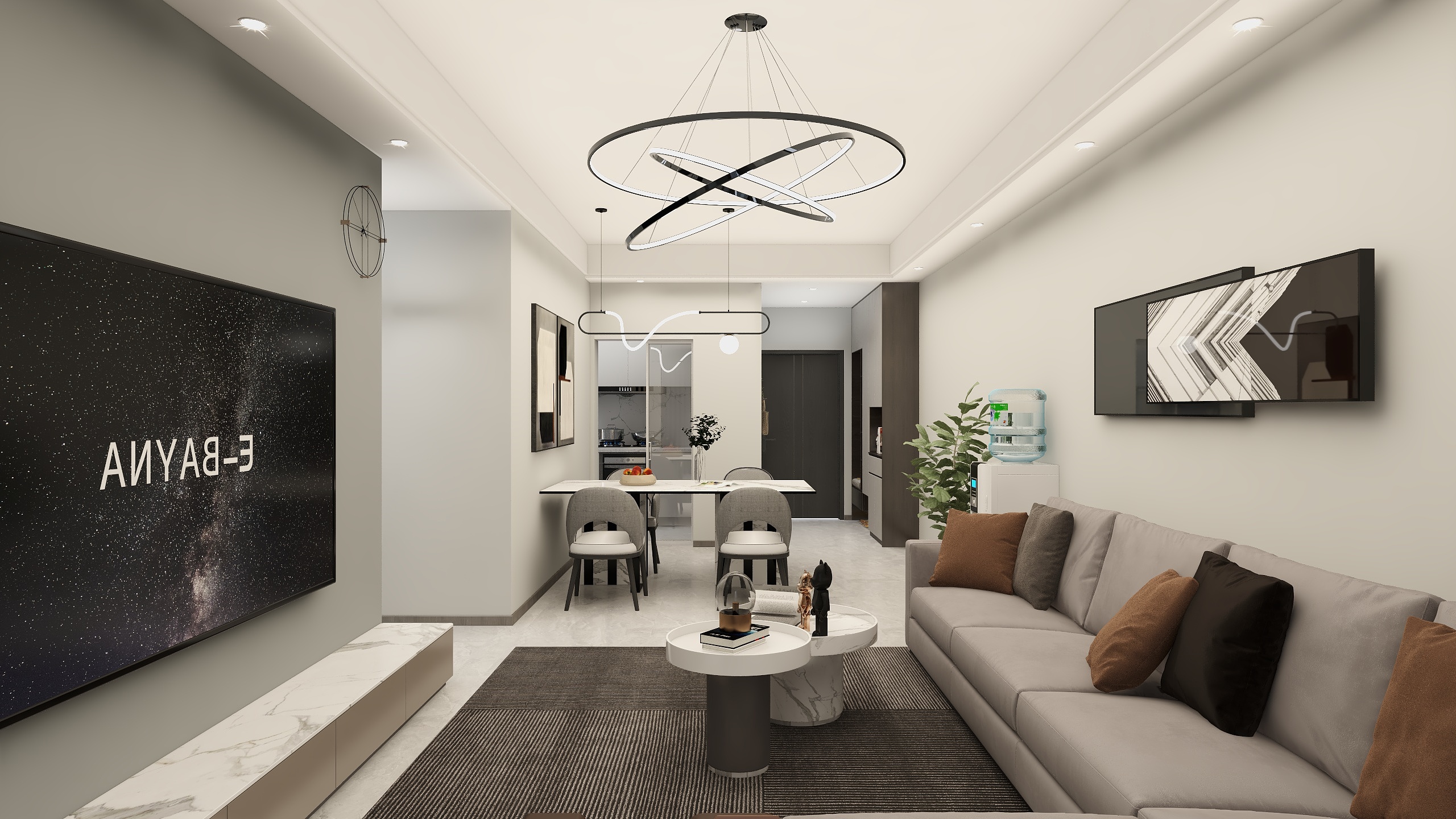 独立全案设计-长虹天汇城王先生-装修设计方案