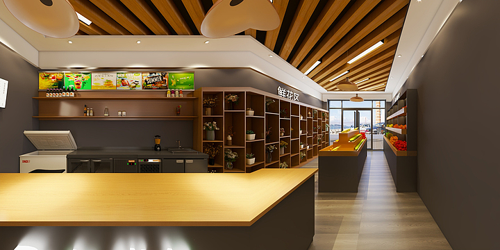 袁世龙-水果店-装修设计方案