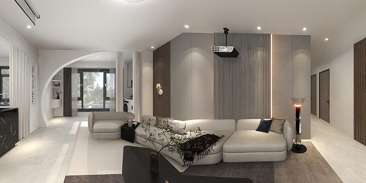 肖莫设计师-八方小区-装修设计方案