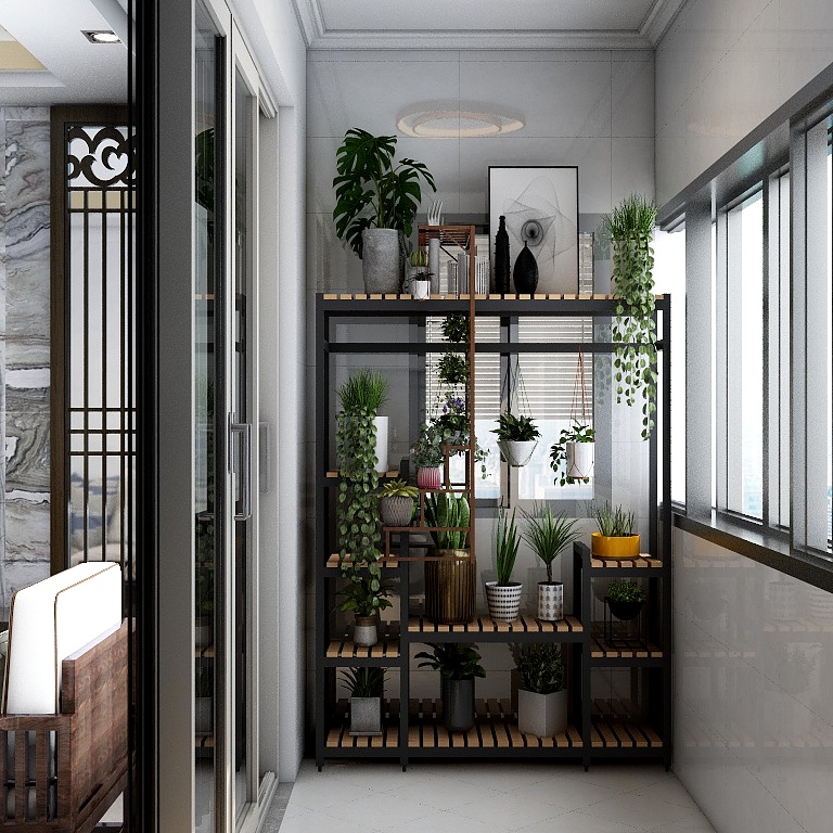 helu1010-保利翡翠公馆101㎡3室-装修设计方案