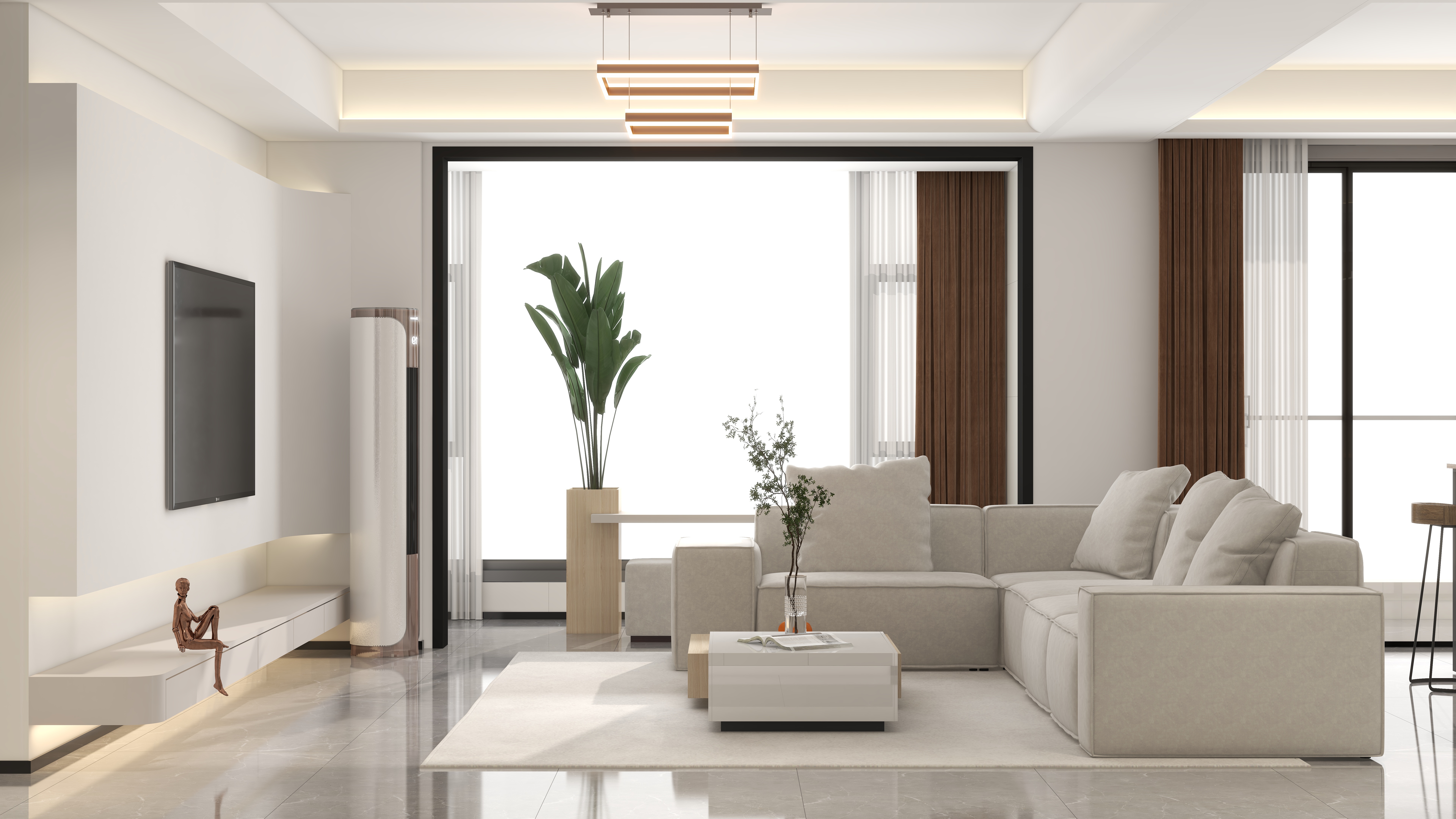 BR室內外设计-现代简约212-装修设计方案