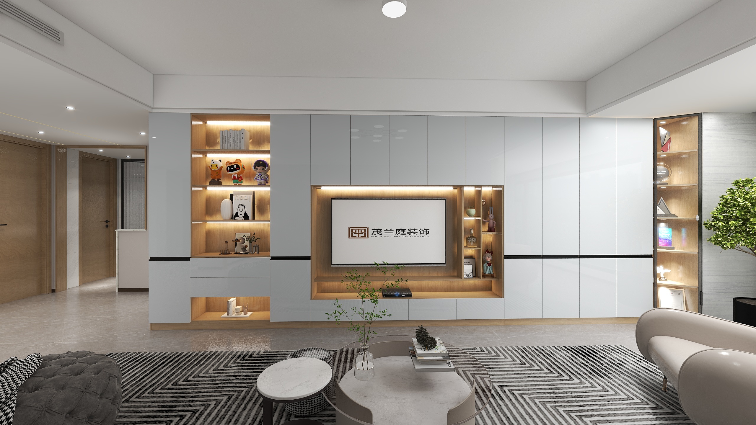 茂兰庭装饰设计师-华旗洋房项目-装修设计方案