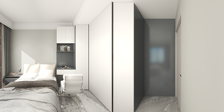 定制设计效果图-梦享江城1-3-401-装修设计方案