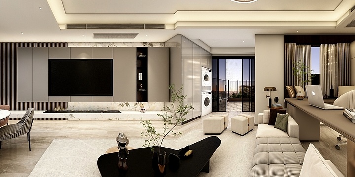 设计师陈佳鑫-联排别墅吉宅设计-装修设计方案