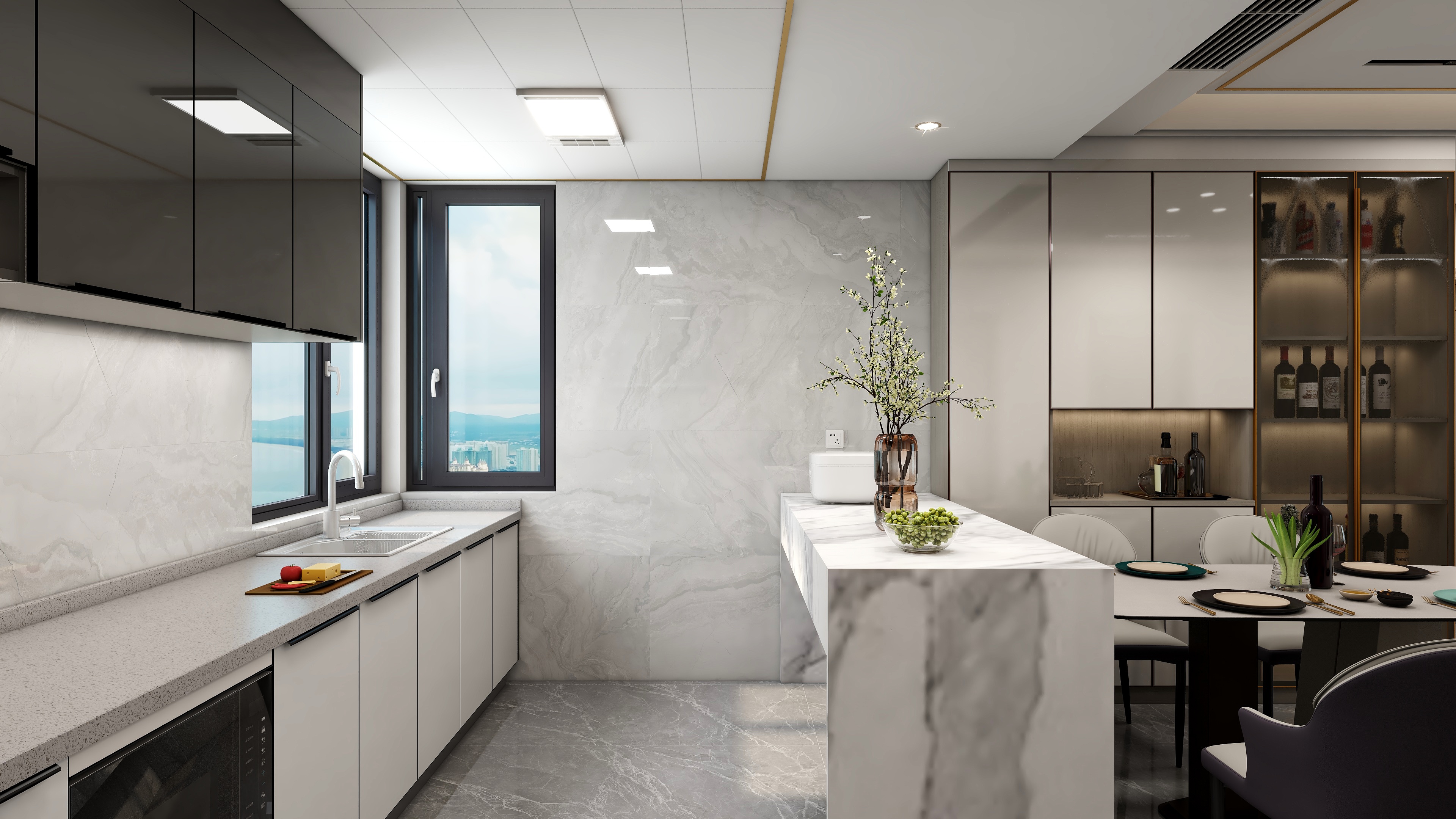 笑看沧海红尘几度回首-湖山悦府D10-5-2-装修设计方案