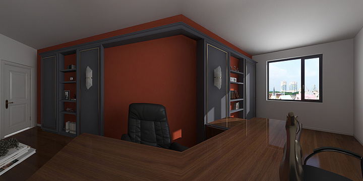 徐州欧瓦建筑劳务有限公司-办公室-装修设计方案