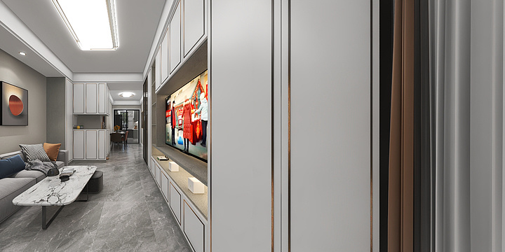 于忠祥-杨泰二村111号101室全景设计-装修设计方案