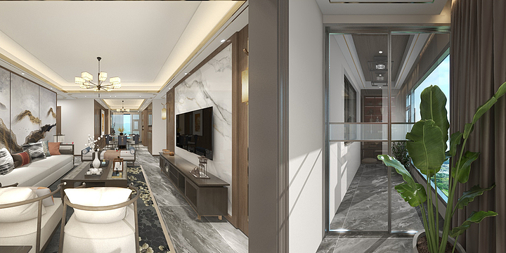 朵米DM-新中式A-03-装修设计方案